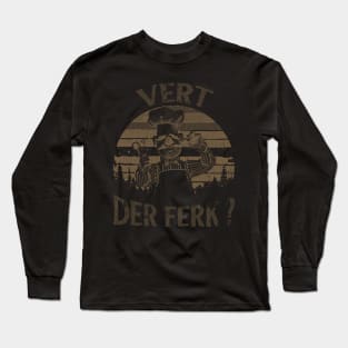 VINTAGE - Cheeff vert Der Ferk black Long Sleeve T-Shirt